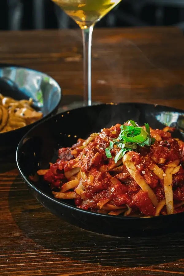 Pasta arrabiata at 20Twenty